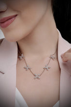 Load image into Gallery viewer, 18K Rose Gold and Diamond Marquise Petal Chain Necklace
